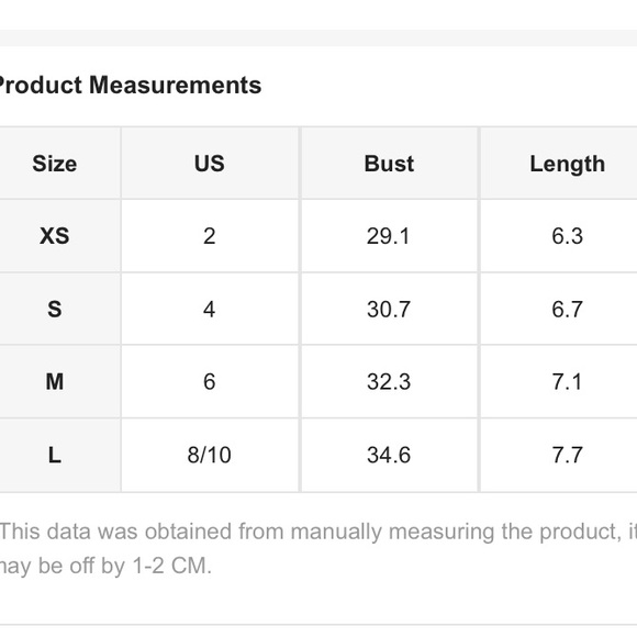 NWT Shein Double Strap Crop Cami Top S - Picture 7 of 8